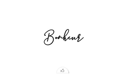 bonheur