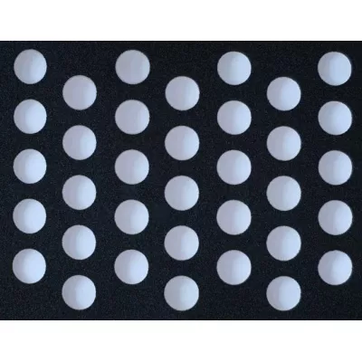 Foam inlay - 35 spots for 5 ml glitters jars
