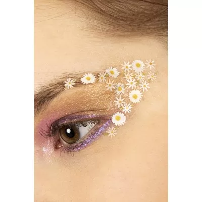 Chunky "Glitter" Cream - Flowers Daisies