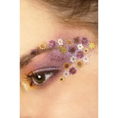 Chunky "Glitter" Cream - Flowers Red Yellow Mix