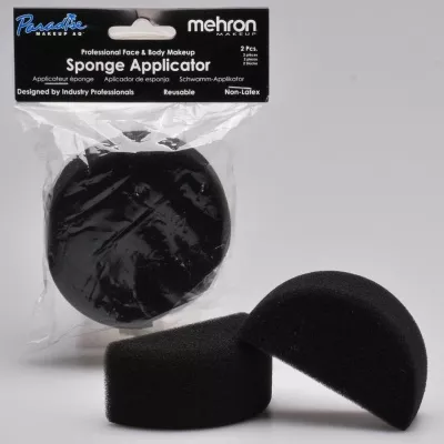 Black pre-cut round sponge