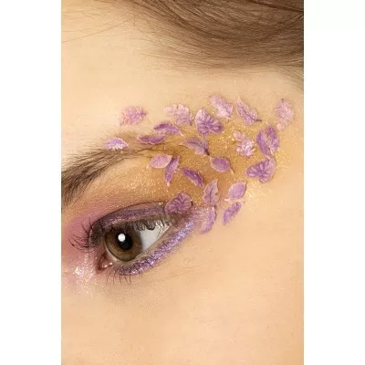 Chunky "Glitter" Cream - Leaves Pink Mix