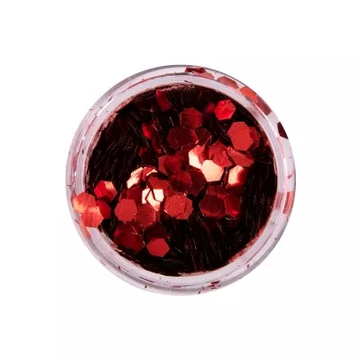 Biodegradable Glitter - Chunky - Laser Red