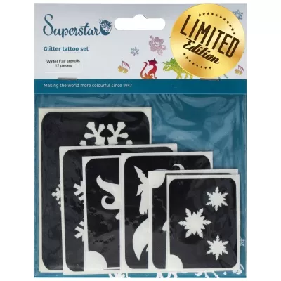 Glitter Tattoo Set - Winter Fair