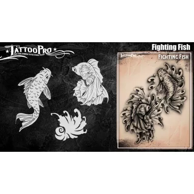 TATTOO PRO - Fighting Fish
