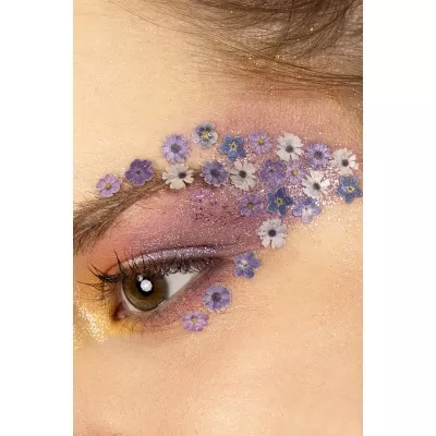 Chunky "Glitter" Cream - Flowers Violet Mix