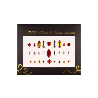 Body Jewels - Red, White, Yellow - A
