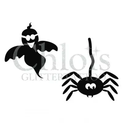 CH8409 - Duo Stencil - Ghost & Spider