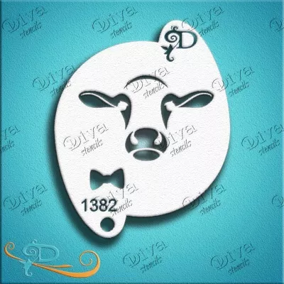 Small - 1382 -  Calf with Bow