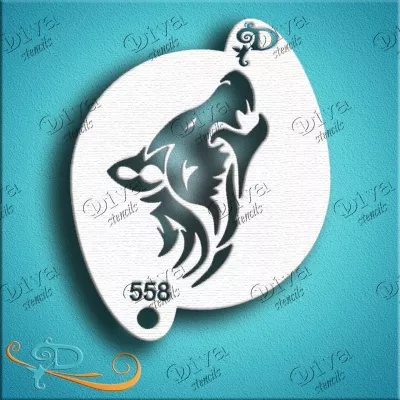 Small - 558 - Tribal Wolf #1
