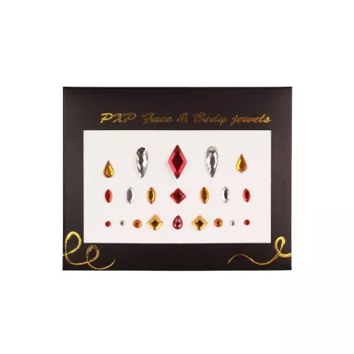 Body Jewels - Red, White, Yellow - B