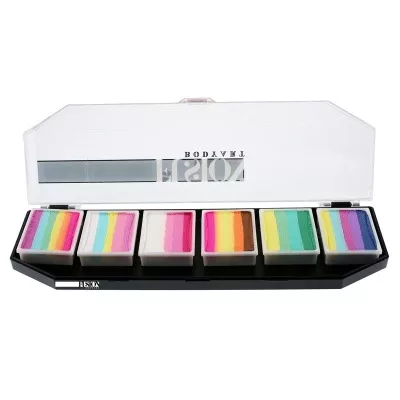 Palette Lodie UP' Cute Pastel Rainbow - 6 x 10 g