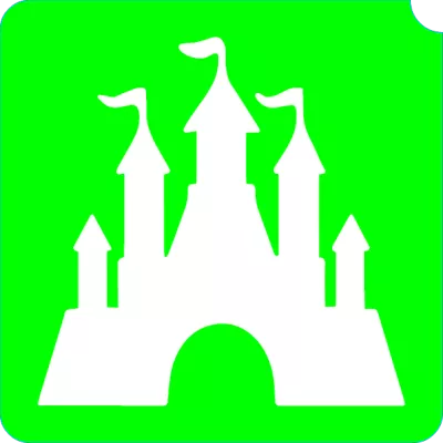 Tattoo stencil - Castle