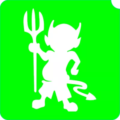 Tattoo stencil - Devil