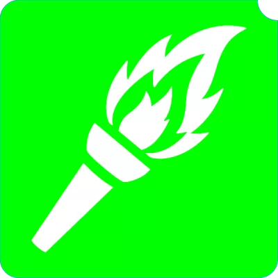 Tattoo stencil - Flame