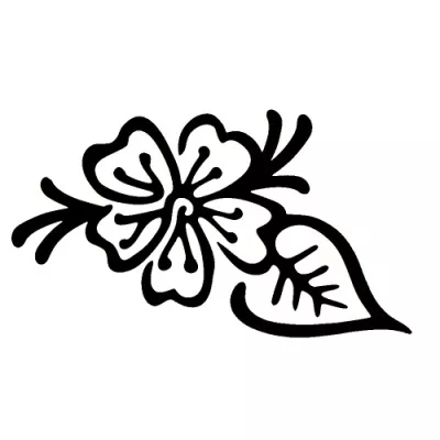 100 - Henna Flower