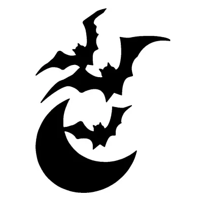 852 - Bats & Moon