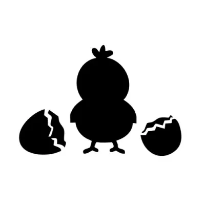 862 - Cracked Egg Chick