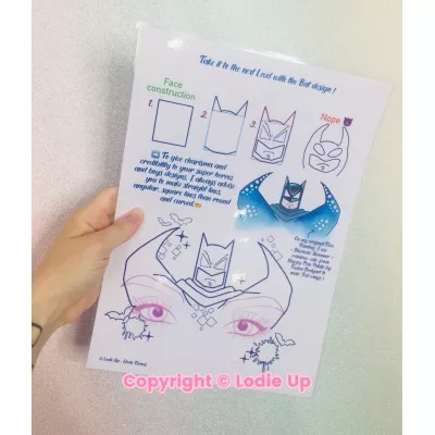 LODIEUP - Planche d'entraînement à télécharger - Boy designs - Bat