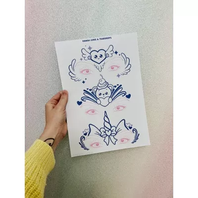 LODIEUP - Planche d'entraînement à télécharger - Love - Kawaii