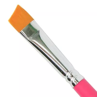 Angled Brush - Romantic Rose 1/2