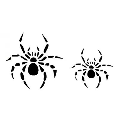 CH1604 - Duo Stencil - Spiders