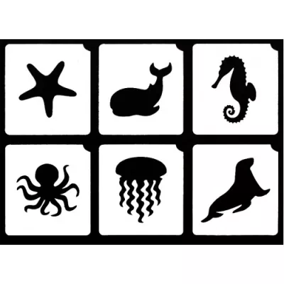CH9131 - Multi Stencil - Sea Life