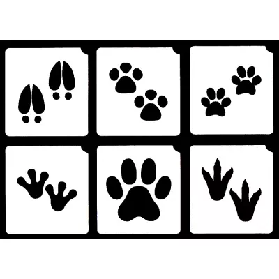 CH9120 - Multi Stencil - Animal Feet